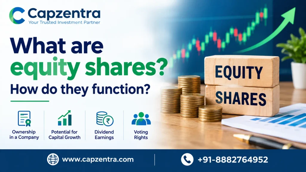 What are equity shares How do they function