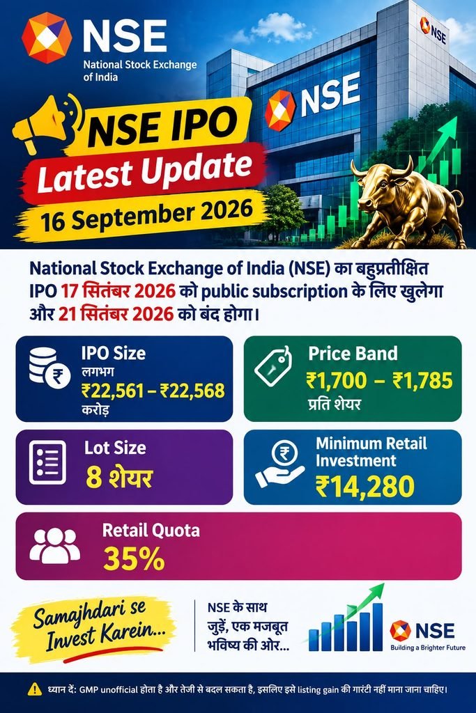 NSE IPO 2026: Latest Update